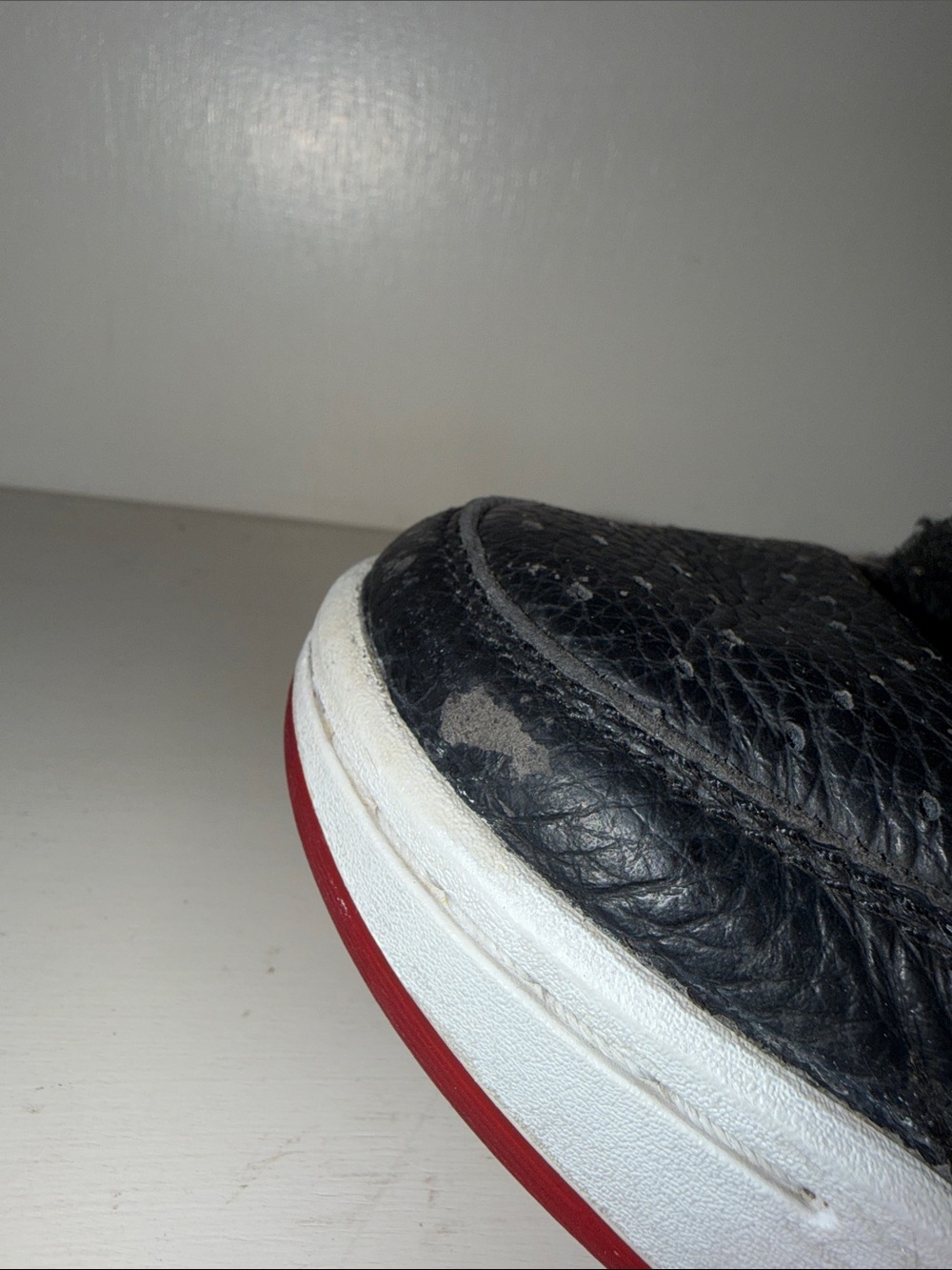 Nike Jordans Kids Black and Red Low-Top Sneakers - Picture 6 of 6